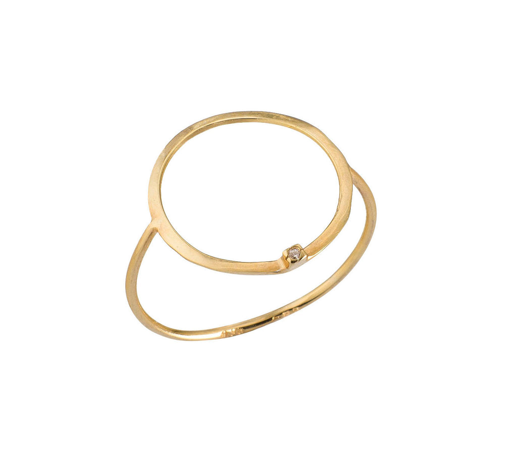 Golden Circle Diamond Ring