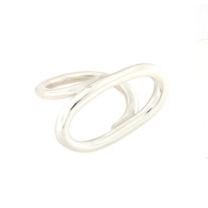 Silver Oval Ring