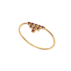 Golden Triangle Rings
