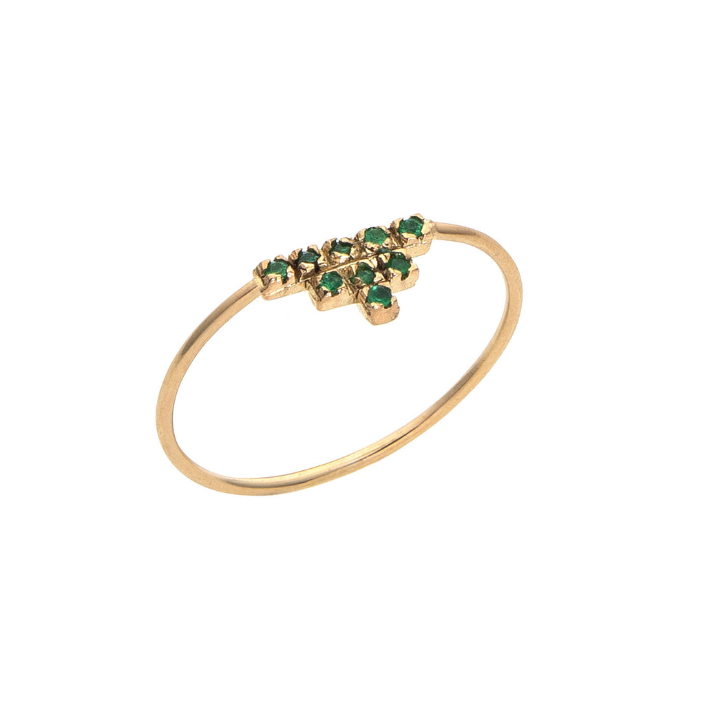 Golden Triangle Rings