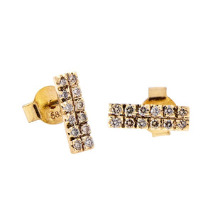 Golden Rectangle Earrings