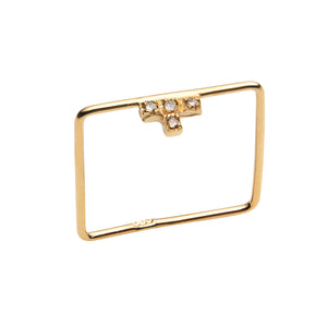 Little T Square Ring