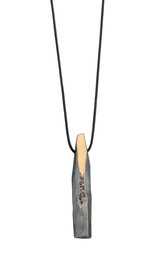 Multi Faceted Diamond Necklace