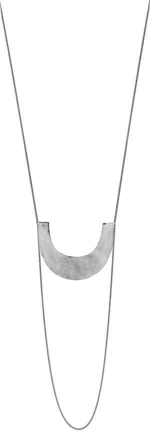 Silver Armor Necklace
