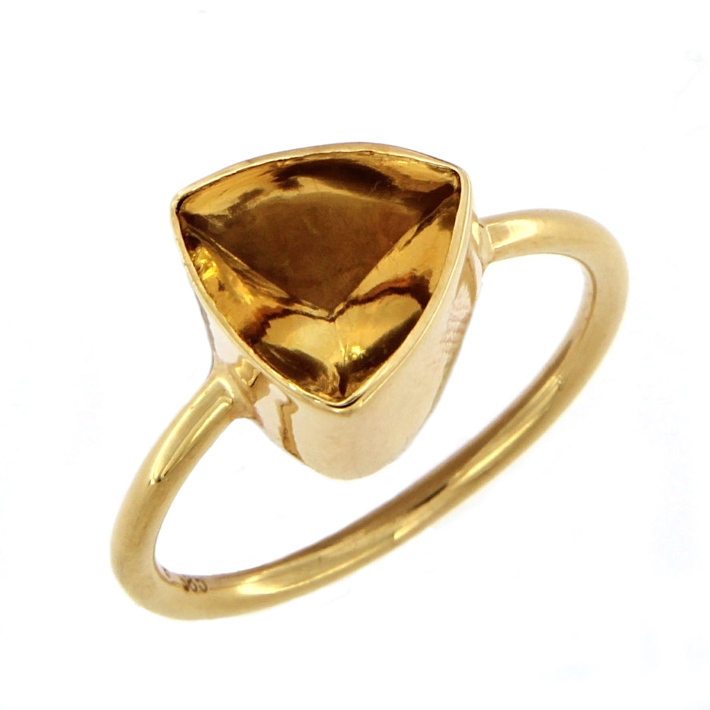 Golden Citrine Ring