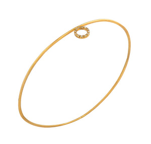 Golden Diamond Crown Bracelet