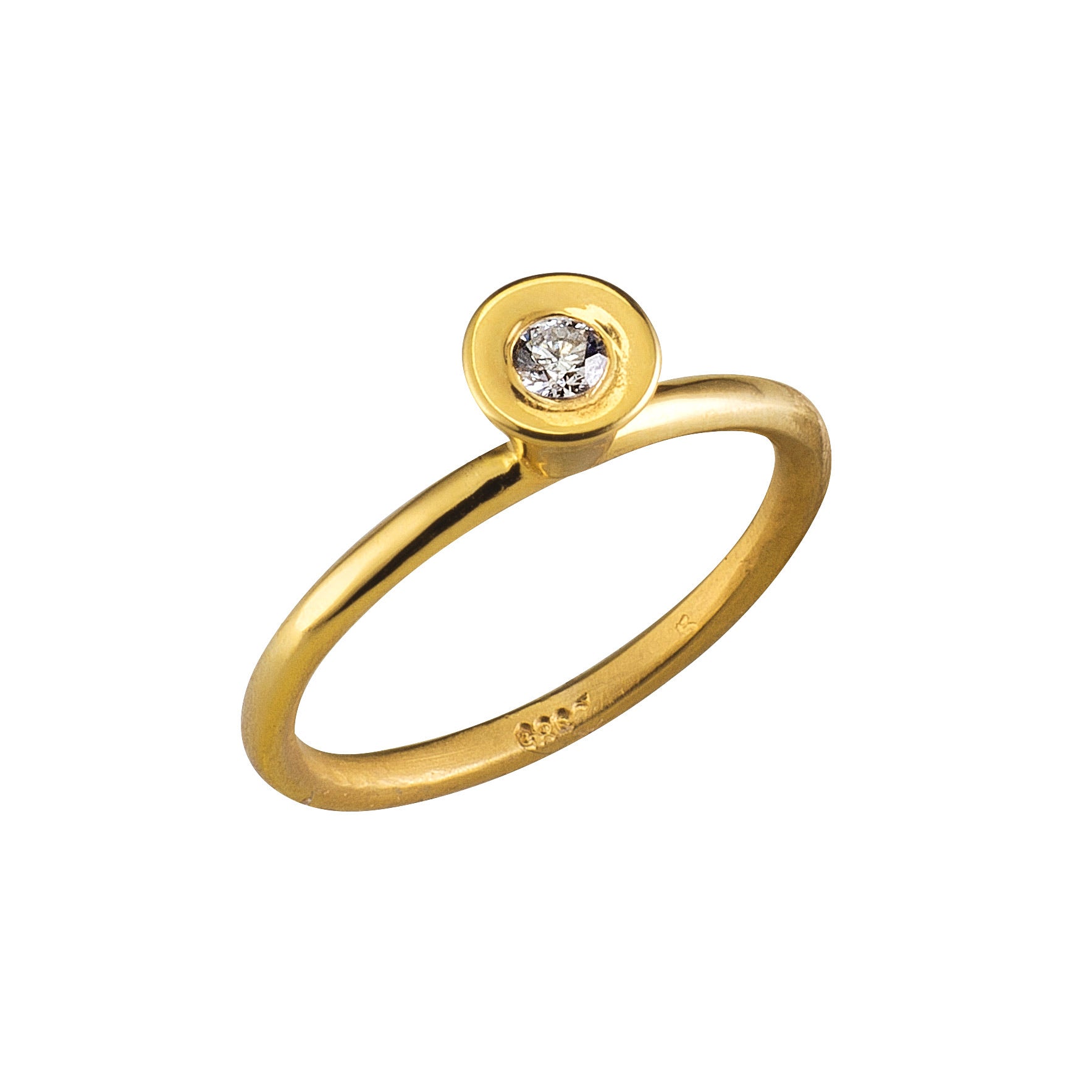 Solitaire Bell Golden Ring