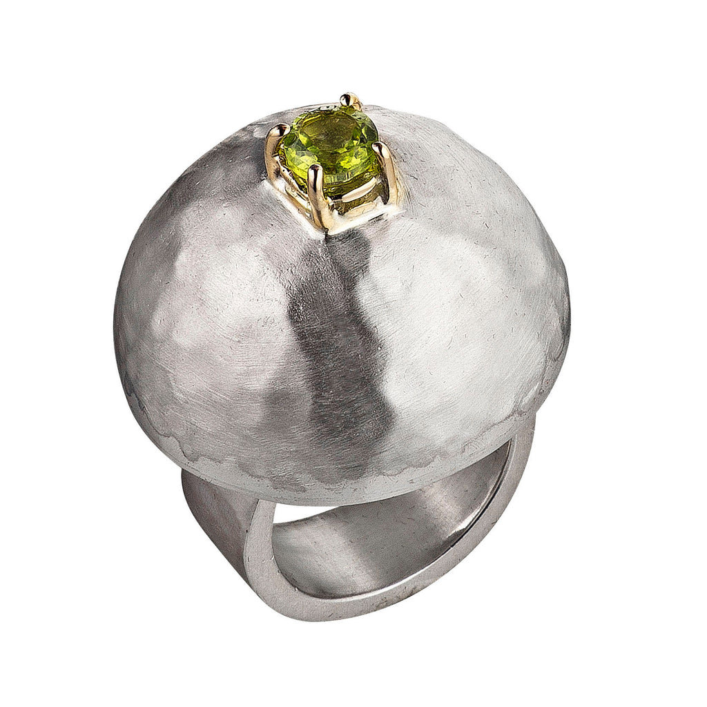 Peridot Silver Ring