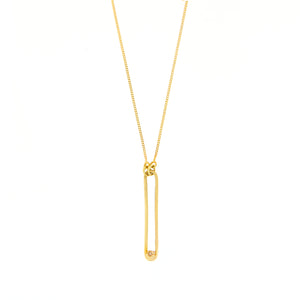 Golden Link Diamond Necklace