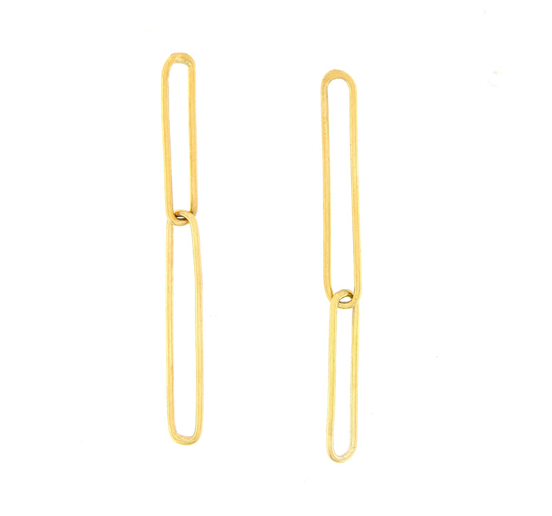 Golden Link Earrings