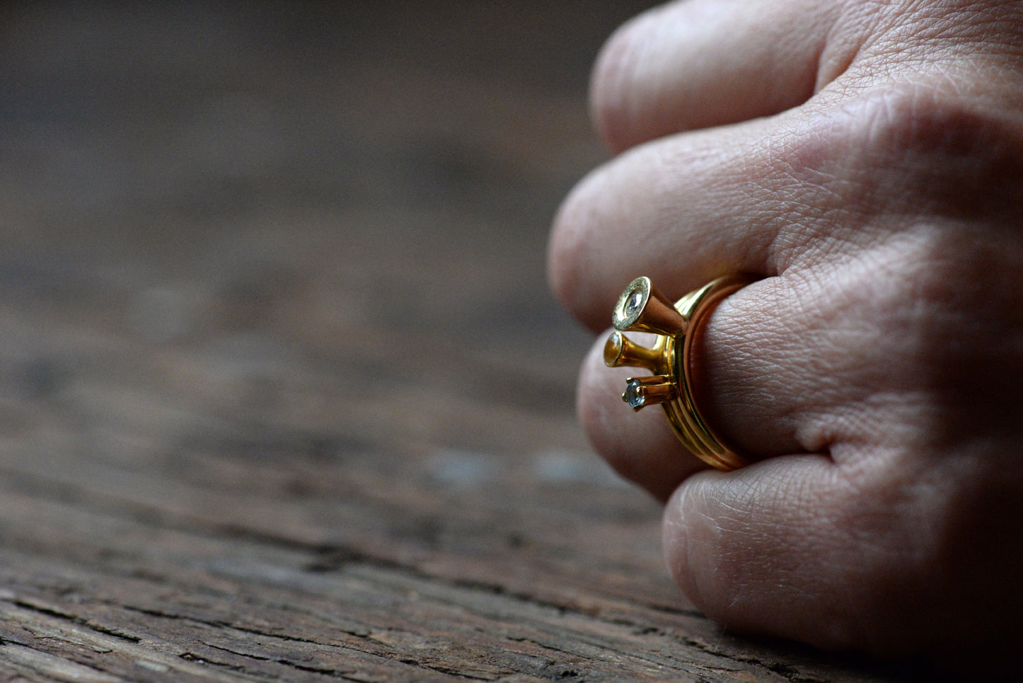 Solitaire Citrine Ring